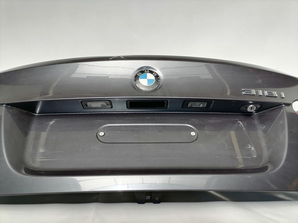 BMW 3er E90 original Heckklappe A22 Sparkling Graphite Limousine Bj.2006